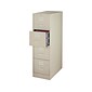 Quill Brand® Commercial 4 File Drawer Vertical File Cabinet, Locking, Putty/Beige, Letter, 26.5"D (13443D)