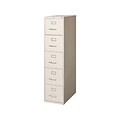 Quill Brand® Commercial 5 File Drawer Vertical File Cabinet, Locking, Putty/Beige, Letter, 26.5D (2