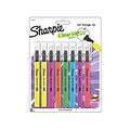 Sharpie Clear View Highlighter, Chisel Tip, Assorted, 8/Pack (1966798/2128218)