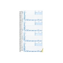 Rediform Phone Message Pad, 3 x 5, White/Blue, 100 Sheets/Pad (50076)