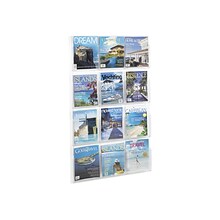 Safco Magazine Holder, 49 x 30, Clear Plastic (5602 CL)