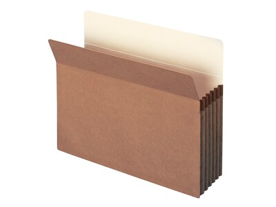 Smead File Pockets, 5.25 Expansion, Letter Size, Redrope, 50/Box (73810)