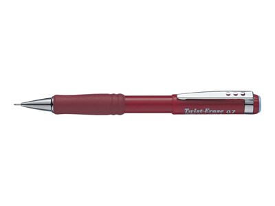 Pentel Twist-Erase III Mechanical Pencil, 0.7mm, #2 Medium Lead, 2/Pack (QE517BP2-K6)