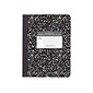 Roaring Spring Paper Products Composition Notebooks, 9.75" x 7.5", Wide Ruled, 100 Sheets, Black (77230)