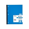 Mead Wireless Neatbook 1-Subject Notebooks, 8 x 10.5, Wide Ruled, 80 Sheets, Each (05222)