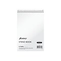 Ampad Steno Pad, 6 x 9, Gregg Ruled, White, 80 Sheets/Pad (TOP 25-774)