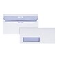Quality Park Reveal-N-Seal Security Tinted #10 Window Envelope, 4 1/8" x 9 1/2", White Wove, 500/Box (67418)