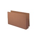 Smead Redrope Drop-Front End Tab File Pocket with Colored Tyvek Gussets, Redrope, Legal, 10/Box (76194)