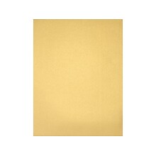 LUX 30% Recycled Colored Paper, 43 lbs., 8.5 x 11, Gold Metallic, 50 Sheets/Pack (81211-P-40-50)