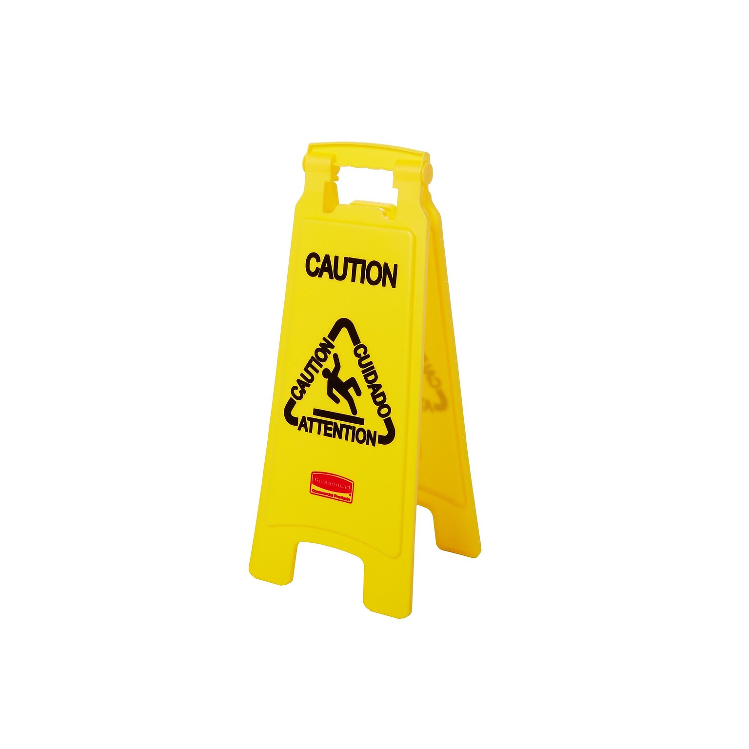 Rubbermaid Commercial Products Safety Awareness Floor Sign, Yellow (FG611200YEL)