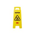 Rubbermaid Commercial Products Safety Awareness Floor Sign, Yellow (FG611200YEL)