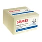 Staples® Recycled Pop-up Notes, 3" x 3", Sunshine Collection, 100 Sheet/Pad, 36 Pads/Pack (S-33YRP36)