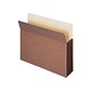 Smead TUFF File Pockets, Straight Cut Tab, 3.5" Expansion, Letter Size, Redrope, 10/Box (73380)