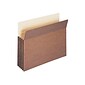 Smead File Pockets, Straight Cut Tab, 3.5" Expansion, Letter Size, Redrope, 25/Box (73224)