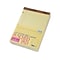 TOPS Legal Notepad, 8.5 x 11.75, Wide Ruled, Canary Yellow, 50 Sheets/Pad, 12 Pads/Pack (TOP 75351