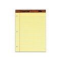 TOPS Legal Notepad, 8.5 x 11.75, Wide Ruled, Canary Yellow, 50 Sheets/Pad, 12 Pads/Pack (TOP 75351