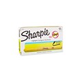 Sharpie Pocket Stick Highlighters, Chisel, Yellow, Dozen (27005)