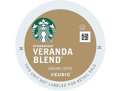 Starbucks Veranda Blend Coffee Keurig® K-Cup® Pods, Light Roast, 96/Carton (SBK18997CT)