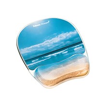 Fellowes Photo Gel Mouse Pad/Wrist Rest Combo, Multicolor (9179301)