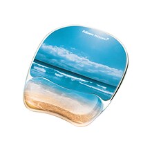 Fellowes Photo Gel Mouse Pad/Wrist Rest Combo, Multicolor (9179301)