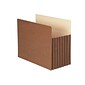 Smead TUFF Redrope File Pockets, 7" Expansion, Letter Size, Brown, 5/Box (73395)