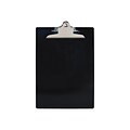 Saunders US-Works Plastic Clipboard, Letter Size, Black (21603)