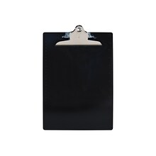 Saunders US-Works Plastic Clipboard, Letter Size, Black (21603)