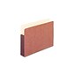 Pendaflex Watershed 30% Recycled File Pocket, 5 1/4" Expansion, Legal Size, Redrope, 10/Box (35364)
