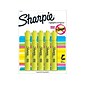 Sharpie Tank Highlighter, Chisel Tip, Yellow, 5/Pack (1809200)