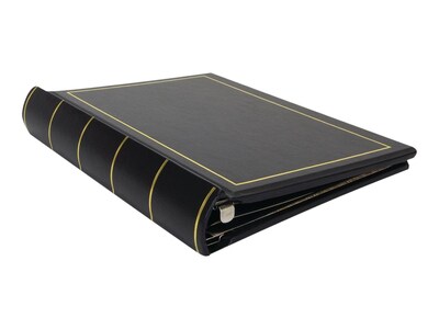 Wilson Jones Minute Record Book, 9.3W x 11.6H, Black, 250 Sheets/Book (W0395-11)