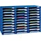 Pacon Classroom Keepers 21H x 31.63W Corrugated Mailbox, Blue, Each (001388)
