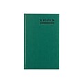 Rediform Emerald Series Record Book, 6.25W x 9.63H, Green, 100 Sheets/Book (56521)