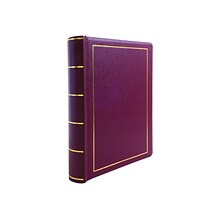 Wilson Jones Minute Record Book, 9.3W x 11.6H x 1.7D, Red (W0396-11)