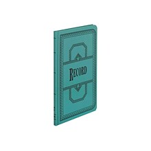 Boorum & Pease 66 Series Record Book, 7.63W x 12.13H x 0.75D, Blue, 75 Sheets/Book (66-150-R)