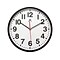 Infinity Instruments Pure Wall Clock, 13Dia. (15018BK-4017)