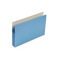 Smead File Pocket, 3.5 Expansion, Legal Size, Blue (74225)