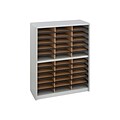 Safco Value Sorter 36 Compartments Literature Organizer, Gray (7121GR)