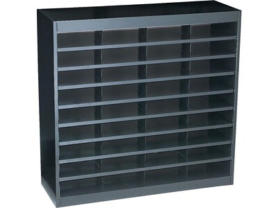 Safco E-Z Stor® 36-Compartment Literature Organizers, 37.5 x 36.5, Black (9221BLR)