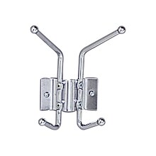 Safco Wall Rack, Chrome, Metal (4160)