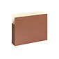 Smead Redrope File Pockets, 3.5" Expansion, Letter Size, Brown, 10/Box (73264)