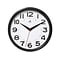 Infinity Instruments Metro Wall Clock, 9 Diameter (14220BK-3364)