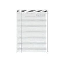 TOPS Docket Diamond Notepad, 8.5 x 11.75, Wide Ruled, Black, 60 Sheets/Pad (TOP 63978)