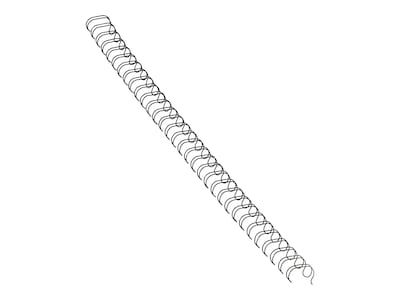 Fellowes 5/16 Metal Wire Binding Spine, 50 Sheet Capacity, Black, 25/Pack (5255201)