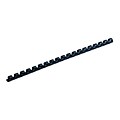 Fellowes 5/16 Plastic Binding Spine Comb, 40 Sheet Capacity, Navy, 100/Pack (52506)