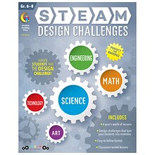 Creative Teaching Press STEAM Design Challenges, Grades 6-8 (CTP8213)