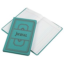 Boorum & Pease 66 Series Record Book, 7.63W x 12.13H, Blue, 150 Sheets/Book (66-300-J)