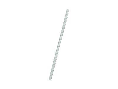 Fellowes 3/8 Plastic Binding Spine Comb, 55 Sheet Capacity, White, 100/Pack (52371)