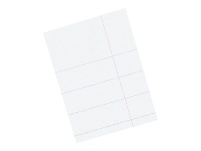 Pacon Wide Ruled Filler Paper, 8" x 10.5", 500 Sheets/Pack (P2431)
