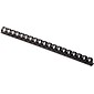 Fellowes 1/2" Plastic Binding Spine Comb, 90 Sheet Capacity, Black, 100/Pack (52326)