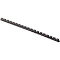Fellowes 5/16 Plastic Binding Spine Comb, 40 Sheet Capacity, Black, 100/Pack (52507)